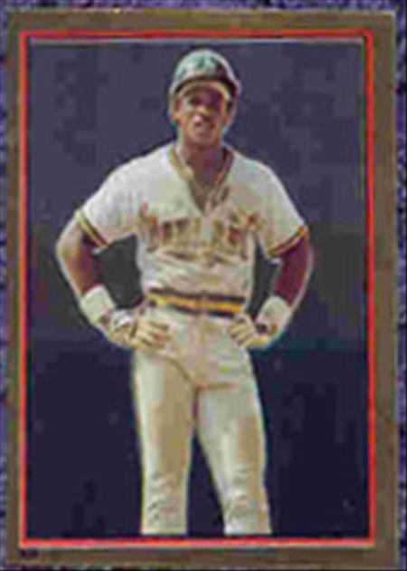1983 Topps Baseball Stickers     103     Rickey Henderson FOIL